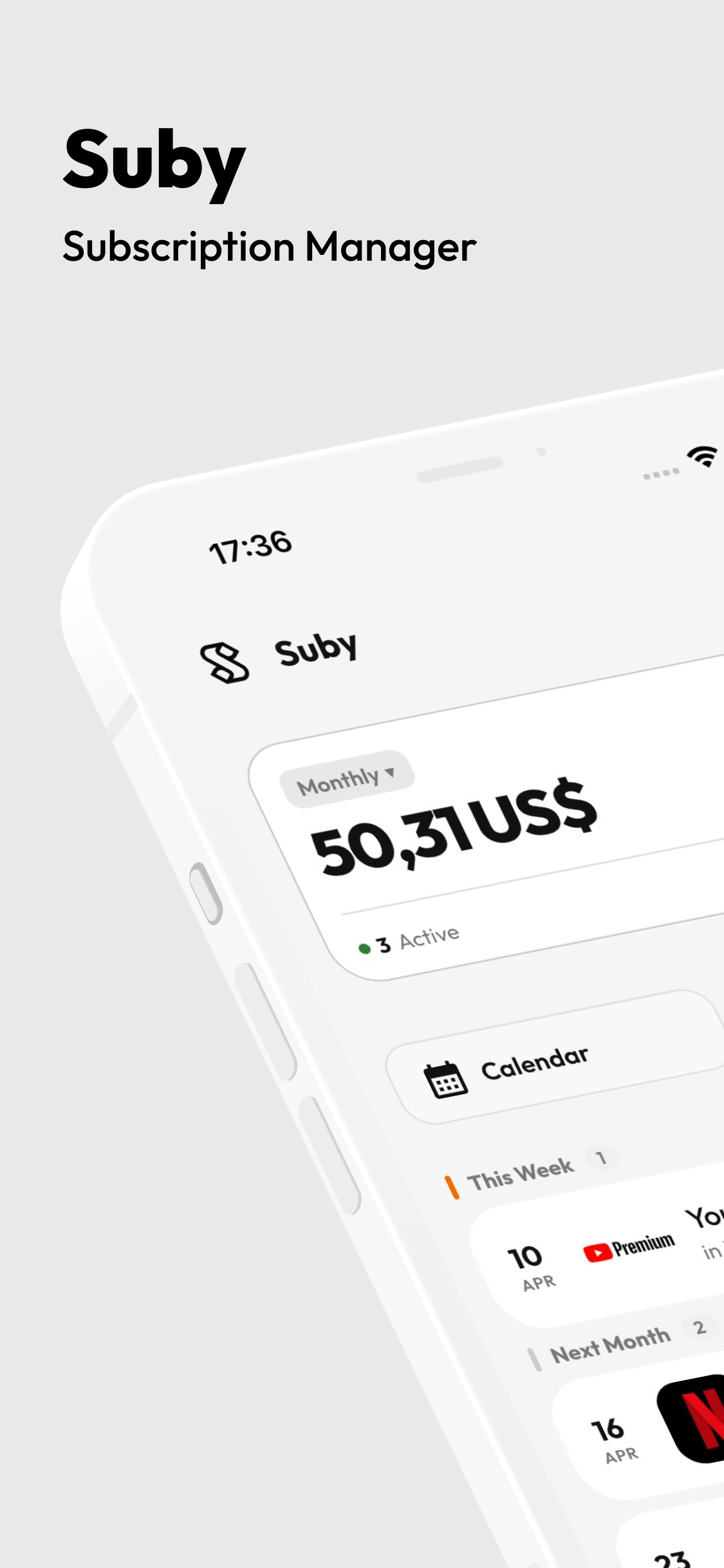 Suby — Subscription Manager (intro 1/3)