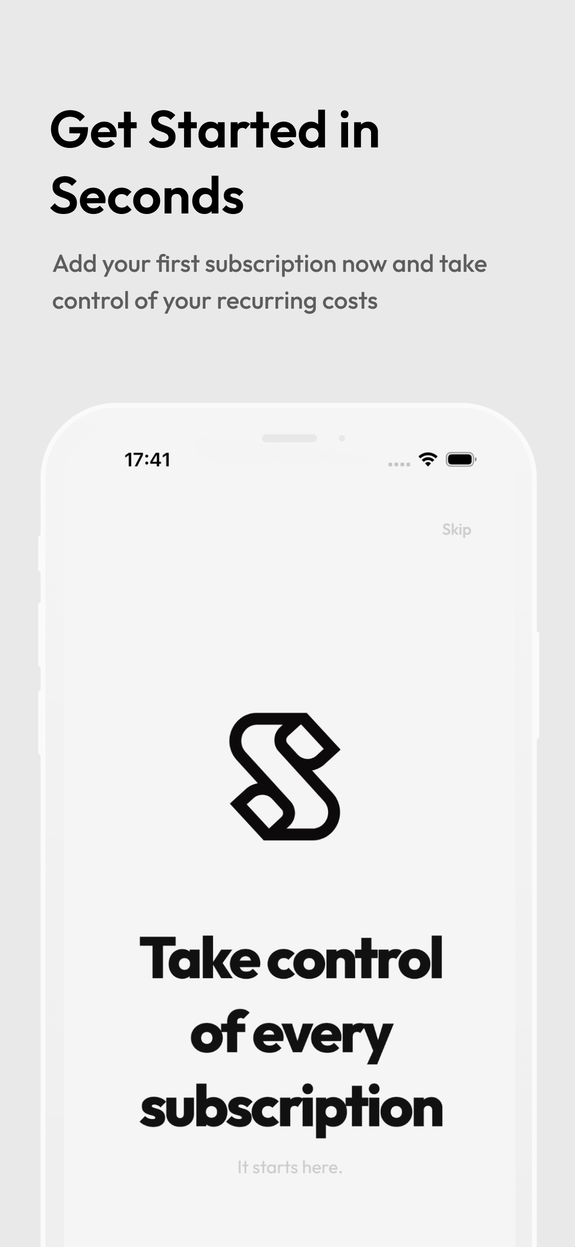 Get Started in Seconds