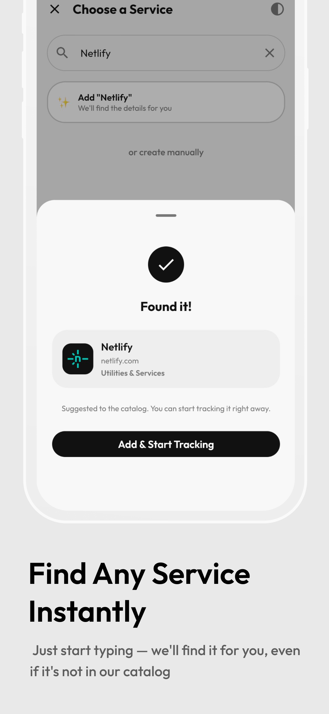 Find Any Service Instantly — smart search